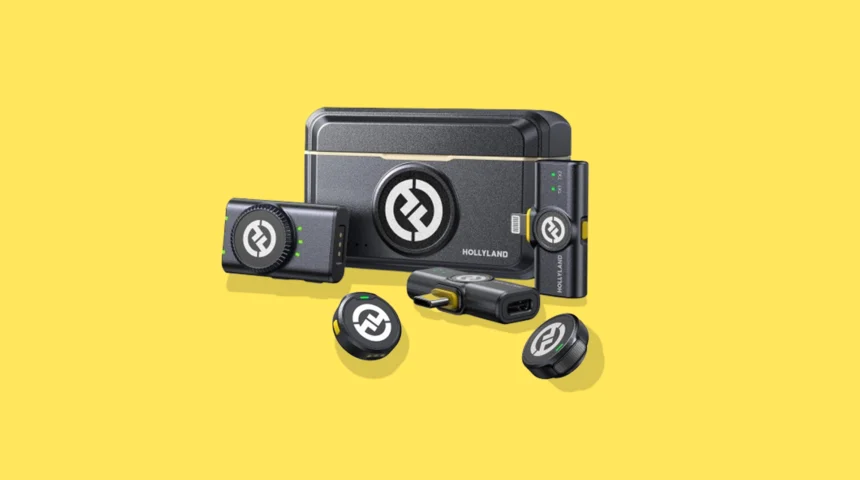 Hollyland Lark M2 Mic – Best Budget Wireless Microphone in India Hollyland Lark M2 wireless microphone review showing compact budget mic for content creators in India